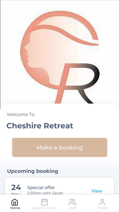 Emulate iPhone app Cheshire Retreat using MyAndroid Emulate iPhone app Cheshire Retreat using MyAndroid
