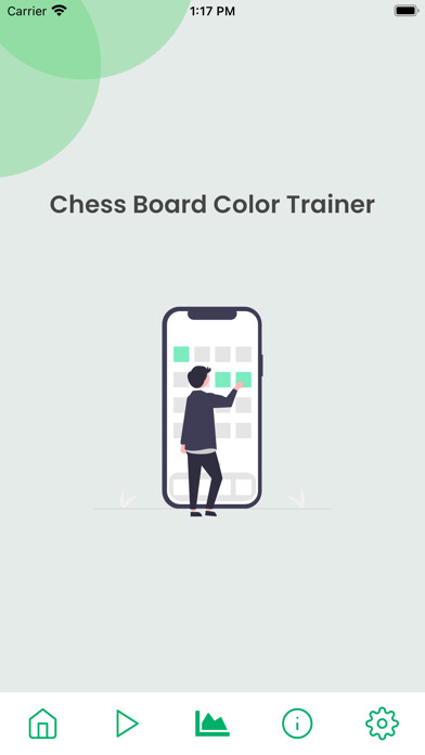 Emulate iPhone app Chess Board Color Trainer using MyAndroid Emulate iPhone app Chess Board Color Trainer using MyAndroid