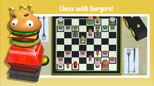 Run android online APK Chess Burger Game: Funny chess! from MyAndroid or emulate Chess Burger Game: Funny chess! using MyAndroid Run android online APK Chess Burger Game: Funny chess! from MyAndroid or emulate Chess Burger Game: Funny chess! using MyAndroid