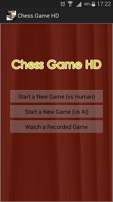 Emulate Android APK Chess Game HD Emulate Android APK Chess Game HD