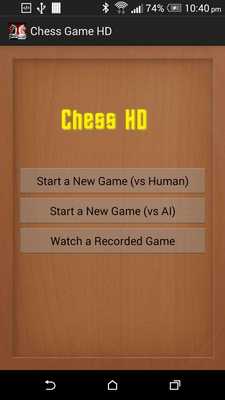Emulate iPhone app Chess HD  ∙ using MyAndroid