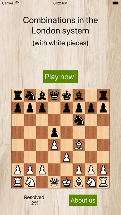 Emulate iPhone app Chess - London System using MyAndroid