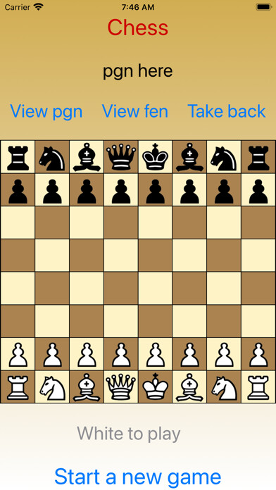 Emulate iPhone app Chess - pgn using MyAndroid Emulate iPhone app Chess - pgn using MyAndroid