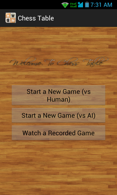 Emulate Android APK Chess Table