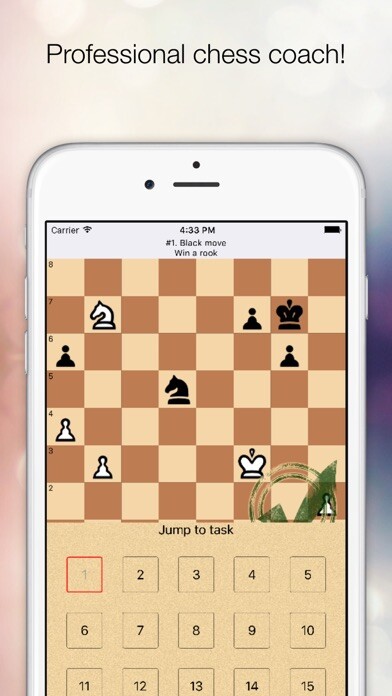 Emulate iPhone app Chess Tactic 2 - interactive chess training puzzle. Part 2 using MyAndroid Emulate iPhone app Chess Tactic 2 - interactive chess training puzzle. Part 2 using MyAndroid