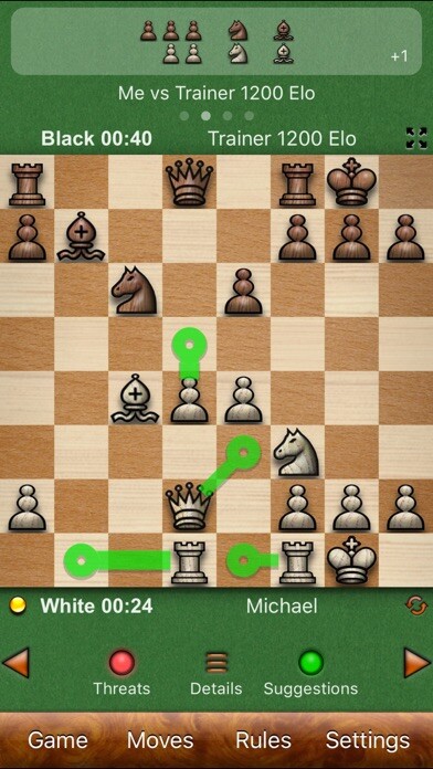 Emulate iPhone app Chess Tiger Pro using MyAndroid