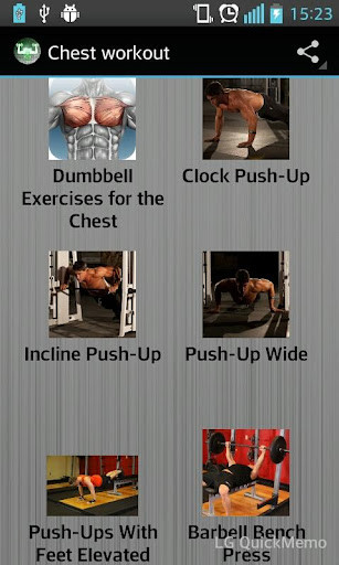 Run android online APK Chest Exercises from MyAndroid or emulate Chest Exercises using MyAndroid