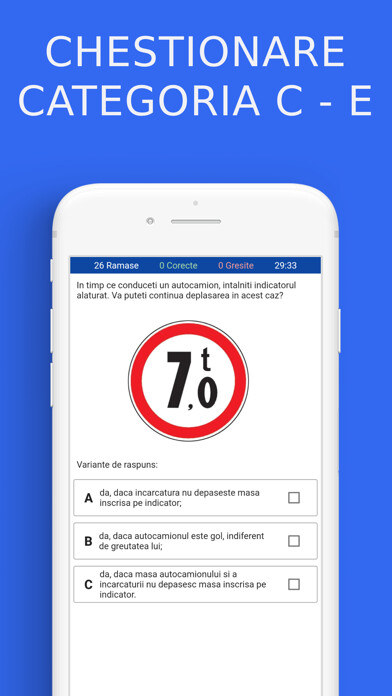 Emulate iPhone app Chestionare categoria C E using MyAndroid Emulate iPhone app Chestionare categoria C E using MyAndroid