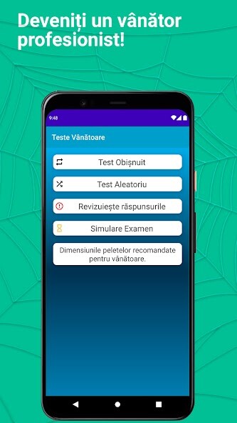 Run android online APK Chestionare vanatoare from MyAndroid or emulate Chestionare vanatoare using MyAndroid Run android online APK Chestionare vanatoare from MyAndroid or emulate Chestionare vanatoare using MyAndroid