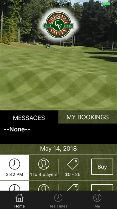 Emulate iPhone app Chestnut Valley Golf Tee Times using MyAndroid Emulate iPhone app Chestnut Valley Golf Tee Times using MyAndroid