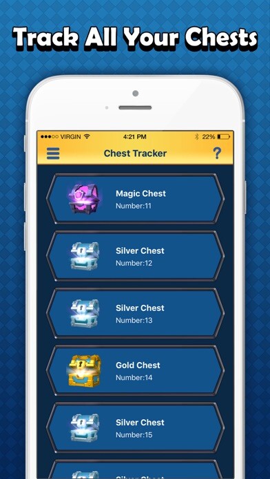 Emulate iPhone app Chest Tracker for Clash Royale - Track Chest Cycle using MyAndroid Emulate iPhone app Chest Tracker for Clash Royale - Track Chest Cycle using MyAndroid