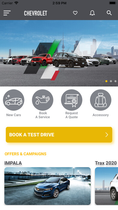 Emulate iPhone app Chevrolet Alghanim using MyAndroid Emulate iPhone app Chevrolet Alghanim using MyAndroid