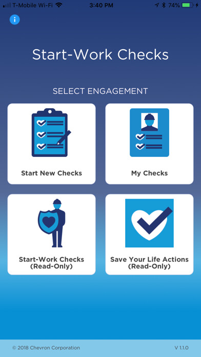 Emulate iPhone app Chevron Start-Work Checks using MyAndroid Emulate iPhone app Chevron Start-Work Checks using MyAndroid