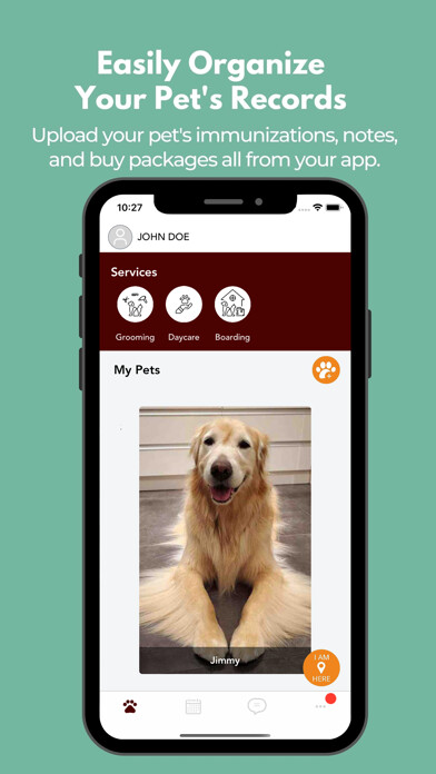 Emulate iPhone app Chevy Paws Doggy Daycare using MyAndroid