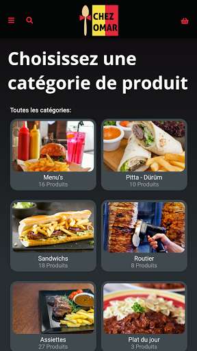 Run android online APK Chez Omar from MyAndroid or emulate Chez Omar using MyAndroid