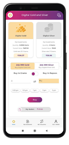 Run android online APK Chhota Nivesh Gold from MyAndroid or emulate Chhota Nivesh Gold using MyAndroid