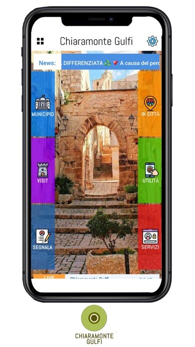 Emulate iPhone app Chiaramonte Gulfi using MyAndroid