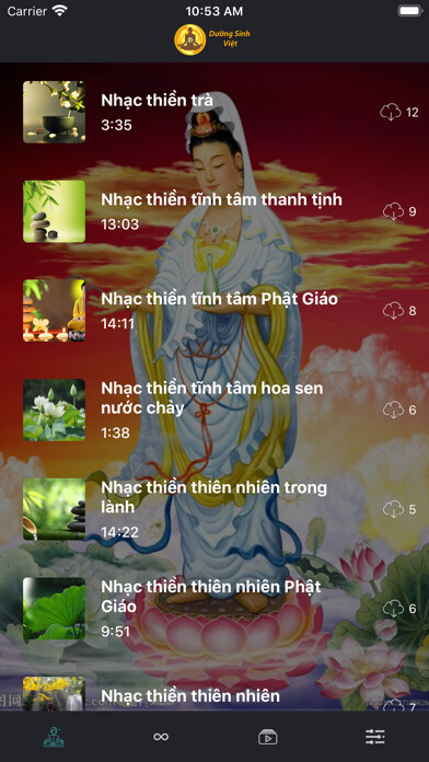 Emulate iPhone app Chú Đại Bi - Relax Meditation using MyAndroid Emulate iPhone app Chú Đại Bi - Relax Meditation using MyAndroid