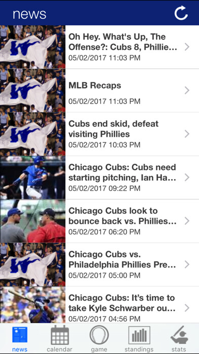 Emulate iPhone app Chicago Baseball Cubs Edition using MyAndroid Emulate iPhone app Chicago Baseball Cubs Edition using MyAndroid