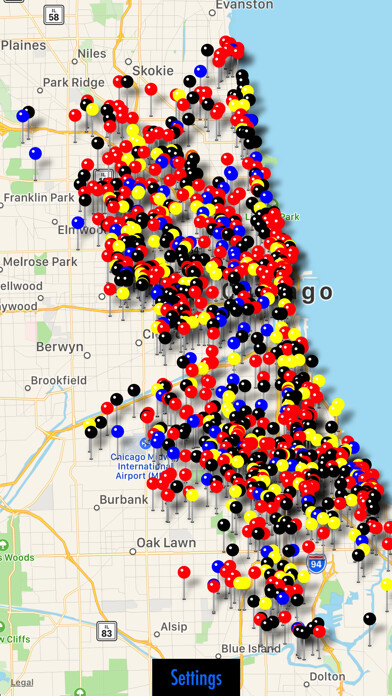 Emulate iPhone app Chicago Crime Map using MyAndroid Emulate iPhone app Chicago Crime Map using MyAndroid