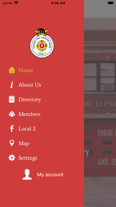 Emulate iPhone app Chicago Firefighters Union using MyAndroid Emulate iPhone app Chicago Firefighters Union using MyAndroid