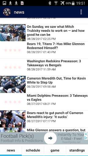 Run android online APK Chicago Football - Bears Edition from MyAndroid or emulate Chicago Football - Bears Edition using MyAndroid