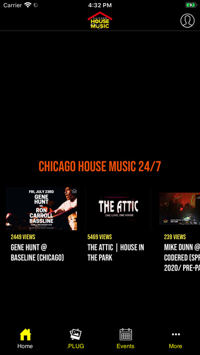 Emulate iPhone app Chicago House Music App using MyAndroid