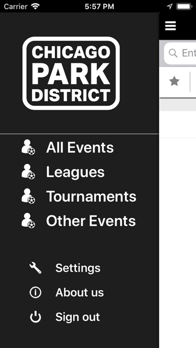 Emulate iPhone app Chicago Park Dist. - Athletics using MyAndroid Emulate iPhone app Chicago Park Dist. - Athletics using MyAndroid