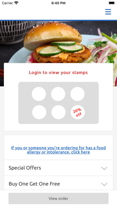 Emulate iPhone app Chicago Pizza, Birmingham using MyAndroid