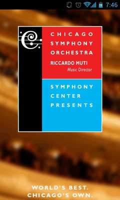 Emulate Android APK Chicago Symphony Orchestra