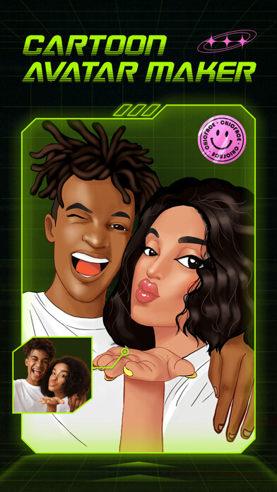 Emulate iPhone app ChicFace: Cartoon Photo Editor using MyAndroid