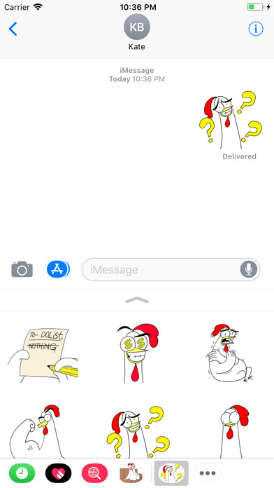 Emulate iPhone app Chicken Bro 14 Sticker Pack using MyAndroid Emulate iPhone app Chicken Bro 14 Sticker Pack using MyAndroid