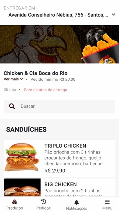 Emulate iPhone app Chicken & Cia Boca do Rio using MyAndroid Emulate iPhone app Chicken & Cia Boca do Rio using MyAndroid