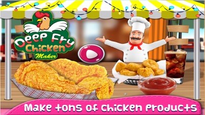 Emulate iPhone app Chicken Deep Fry Maker Cook - A Fast Food Madness using MyAndroid Emulate iPhone app Chicken Deep Fry Maker Cook - A Fast Food Madness using MyAndroid
