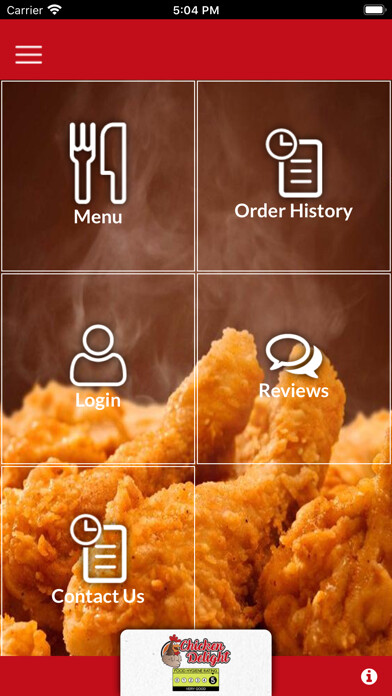 Emulate iPhone app CHICKEN DELIGHT BRAINTREE using MyAndroid Emulate iPhone app CHICKEN DELIGHT BRAINTREE using MyAndroid