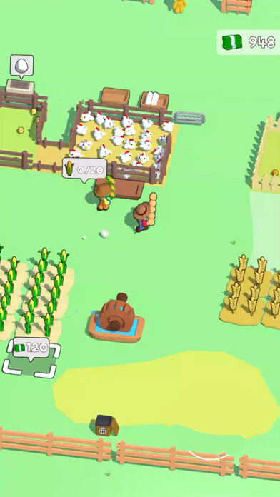 Emulate iPhone app Chicken Factory! using MyAndroid