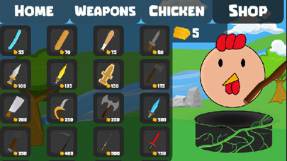 Emulate iPhone app Chicken Fight - I Eat Chicken using MyAndroid