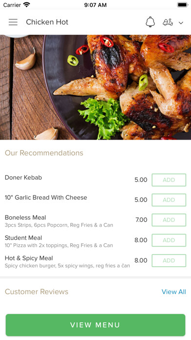 Emulate iPhone app Chicken Hot. using MyAndroid Emulate iPhone app Chicken Hot. using MyAndroid