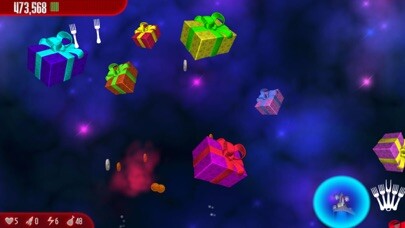Emulate iPhone app Chicken Invaders 3 Xmas using MyAndroid