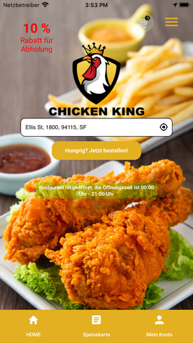 Emulate iPhone app Chicken King Essen using MyAndroid Emulate iPhone app Chicken King Essen using MyAndroid