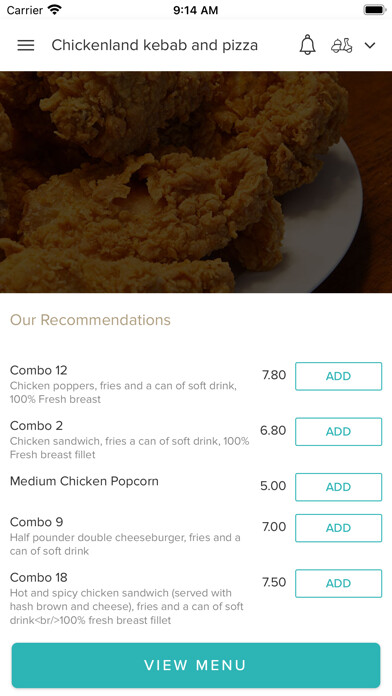 Emulate iPhone app Chickenland kebab and pizza using MyAndroid Emulate iPhone app Chickenland kebab and pizza using MyAndroid