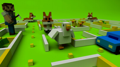 Emulate iPhone app Chicken Mayem using MyAndroid
