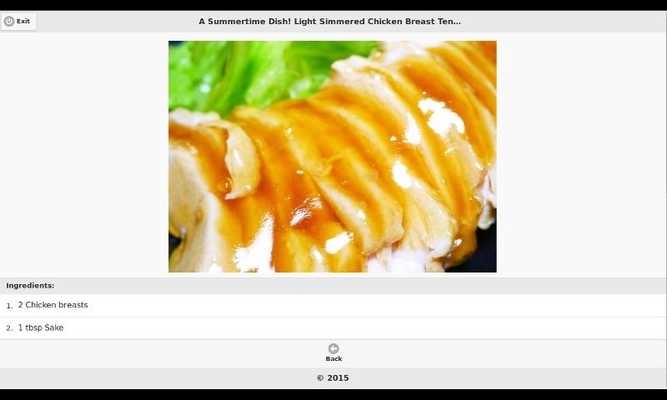 Emulate Android APK Chicken Recipes 4