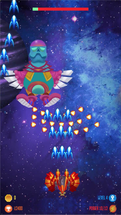 Emulate iPhone app chicken shooter attack space using MyAndroid