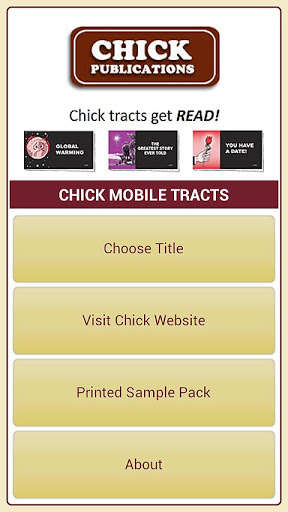 Emulate Android APK Chick Tracts - English