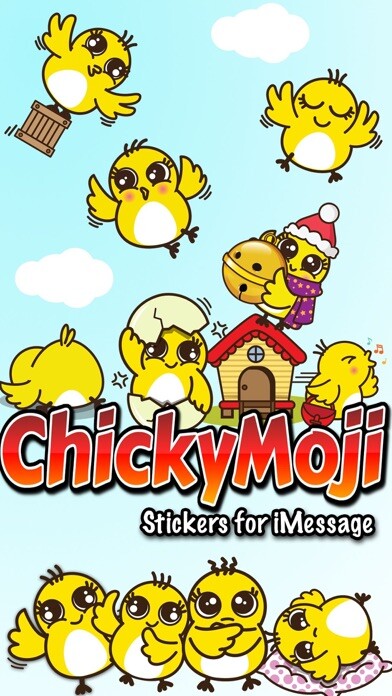 Emulate iPhone app ChickyMoji Stickers using MyAndroid Emulate iPhone app ChickyMoji Stickers using MyAndroid