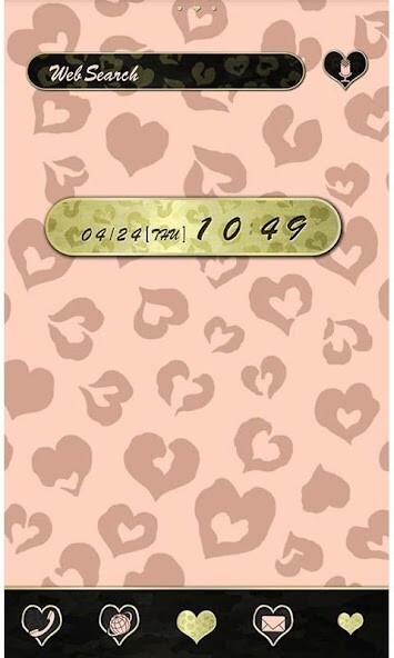 Emulate Android APK Chic Wallpaper Leopard Heart