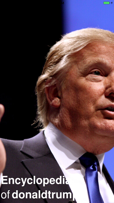 Emulate iPhone app CHI Encyclopedia of Donald Trump using MyAndroid