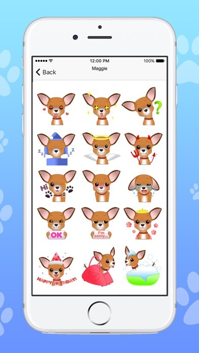 Emulate iPhone app ChihuaMoji - Stickers & Keyboard for Chihuahuas using MyAndroid Emulate iPhone app ChihuaMoji - Stickers & Keyboard for Chihuahuas using MyAndroid