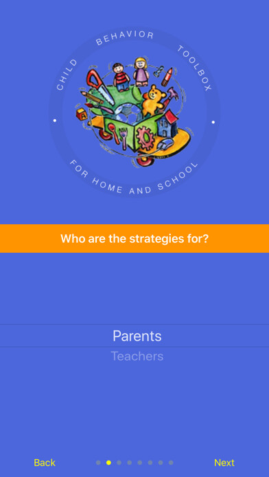 Emulate iPhone app Child Behavior Toolbox using MyAndroid